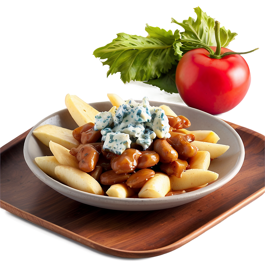 Poutine With Blue Cheese Png 06252024