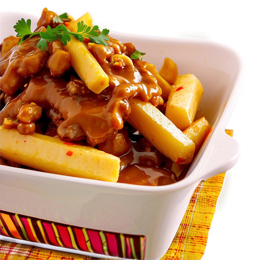 Poutine With Miso Gravy Png 49