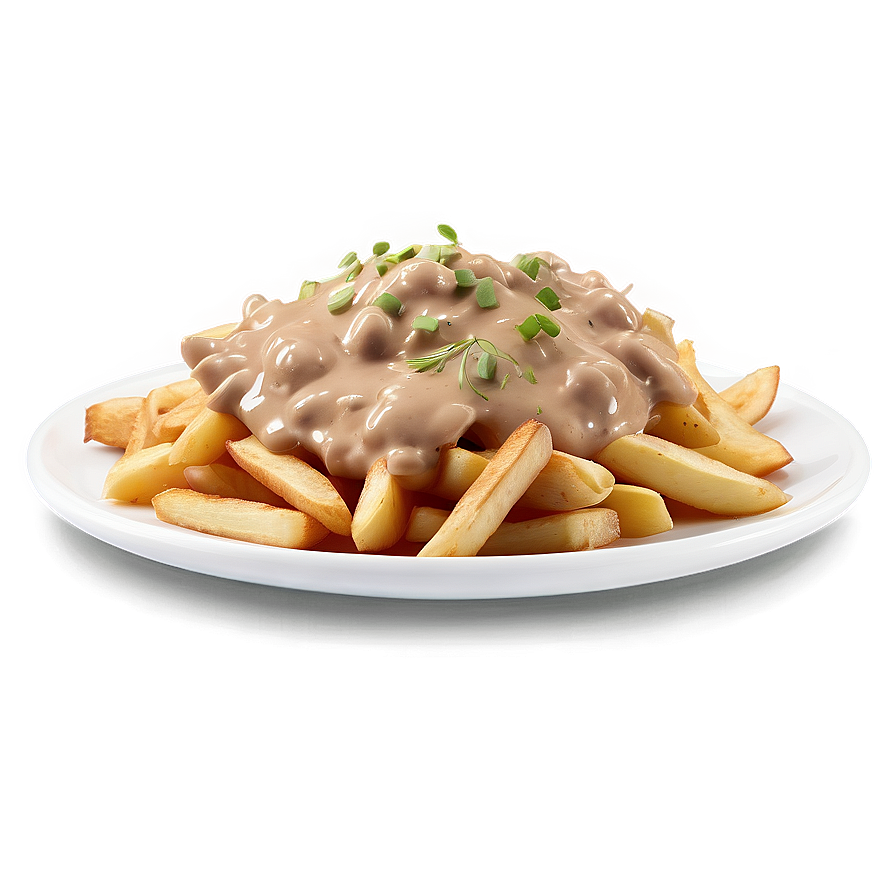 Poutine With Stroganoff Sauce Png Dfd56