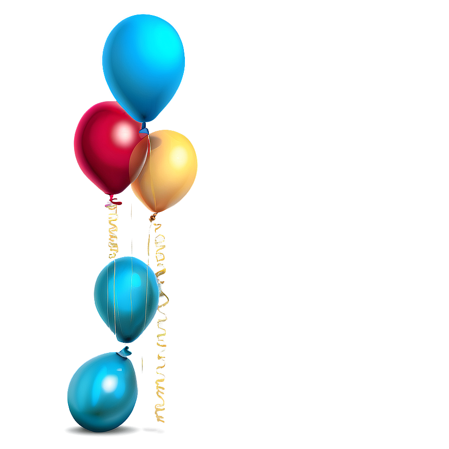 Powder Blue Balloons Png Qor