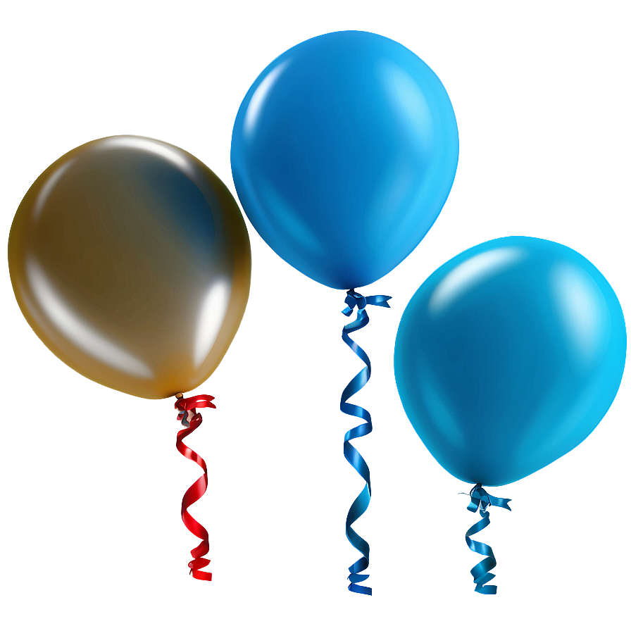 Powder Blue Balloons Png Xag16