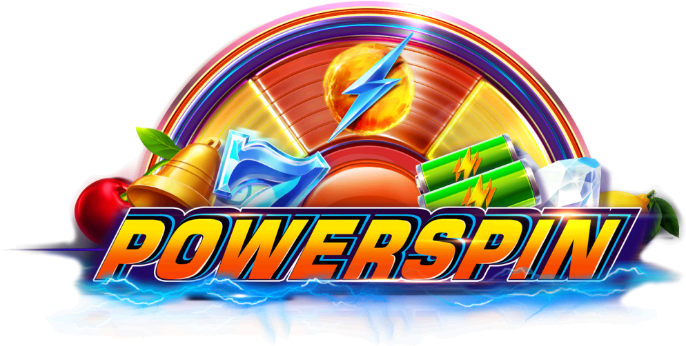 Power Spin Slot Game Logo