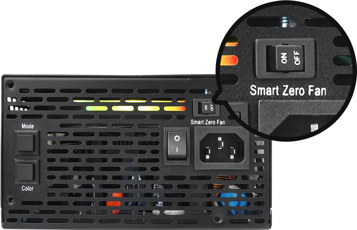 The Undesired Noise Will Be Minimized - Thermaltake Toughpower Pf1 Argb 1200w Smart Zero Fan, HD Png Download PNG with transparent background