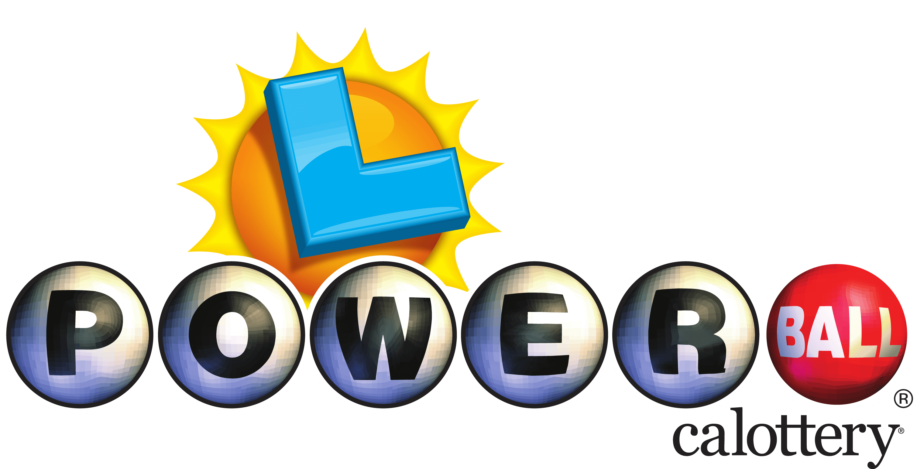 Powerball California Lottery Logo PNG with transparent background