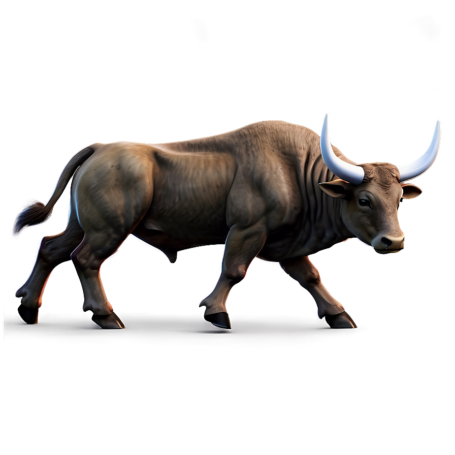 Powerful Ox Mascot Png 59