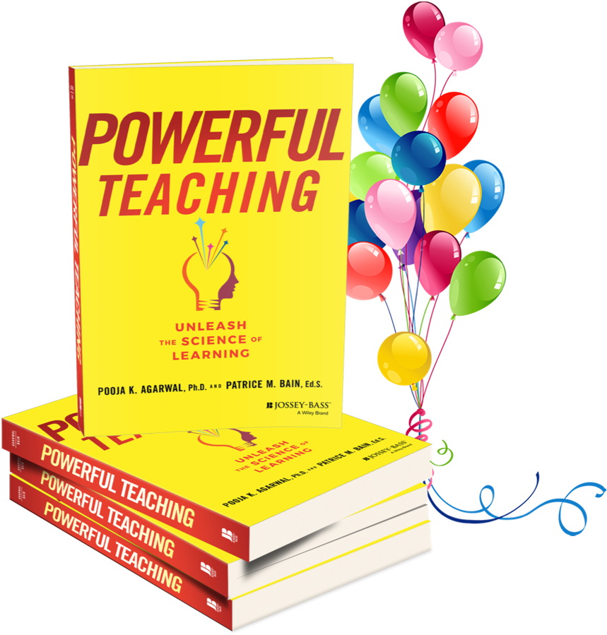 Powerful Teaching Book Celebration Balloons