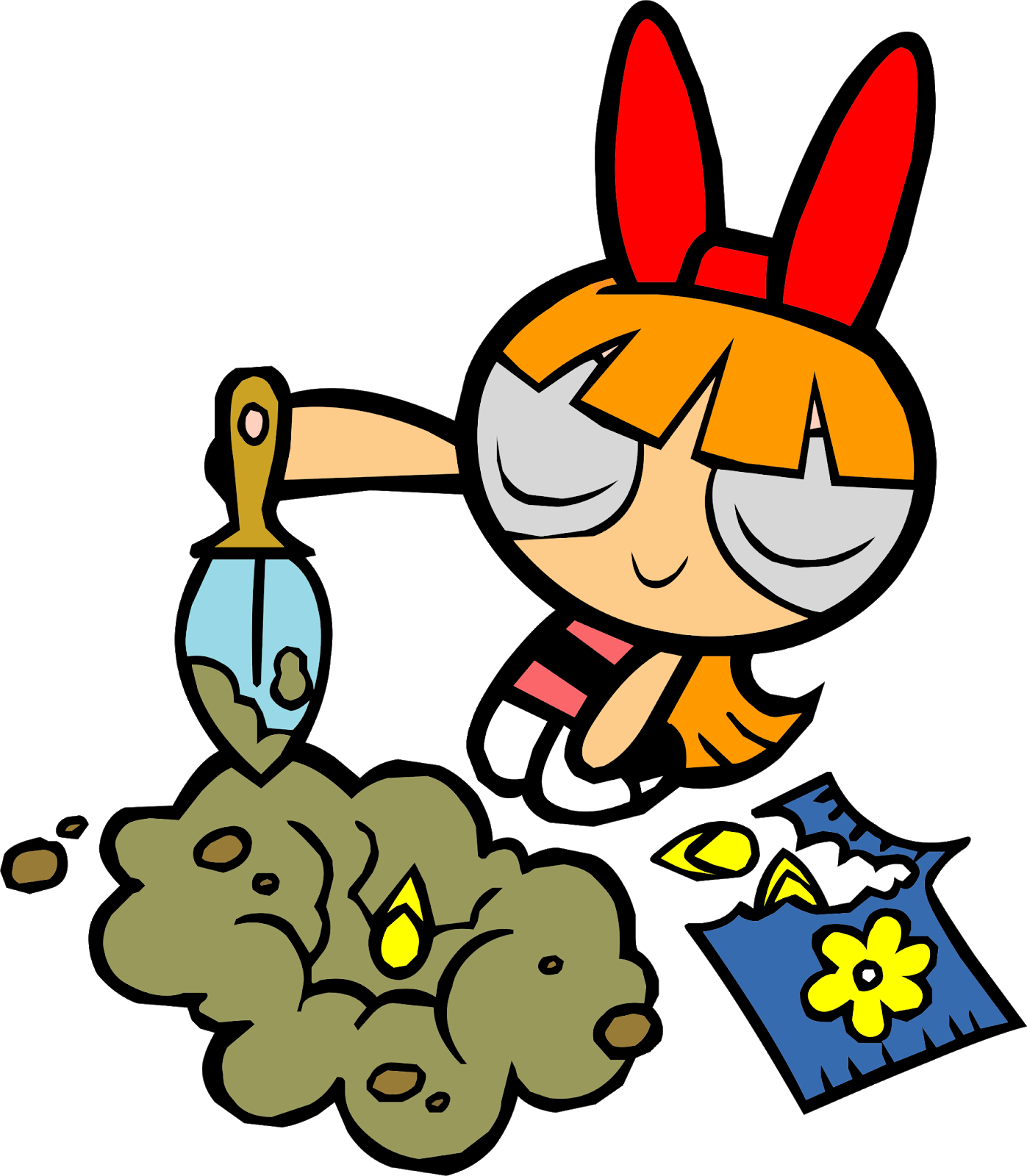 Powerpuff Girls Blossom Is Happy, HD Png Download PNG with transparent background