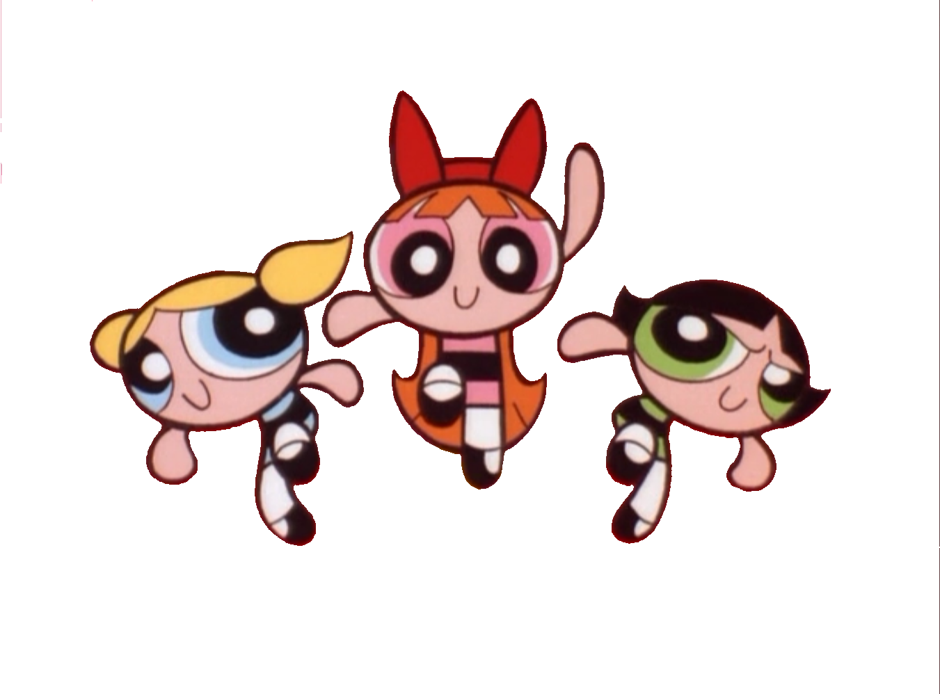 Powerpuff Girls Flying Together