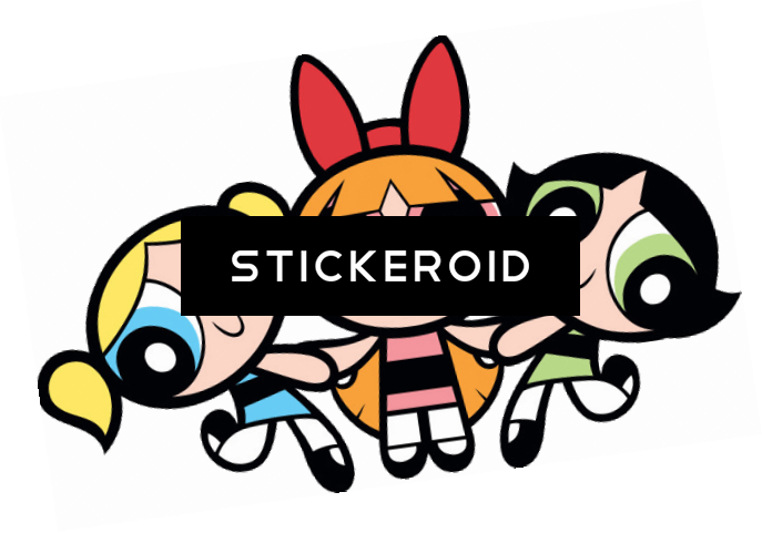 Powerpuff Girls Holding Hands - Powerpuff Girls Colouring Page, HD Png Download PNG with transparent background