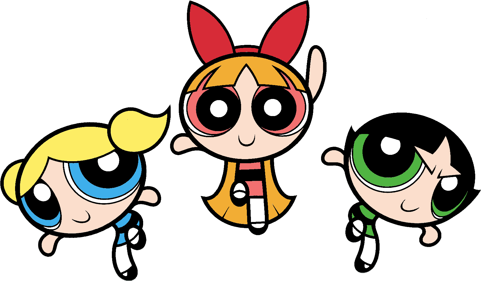 Powerpuff Girls Trio Illustration