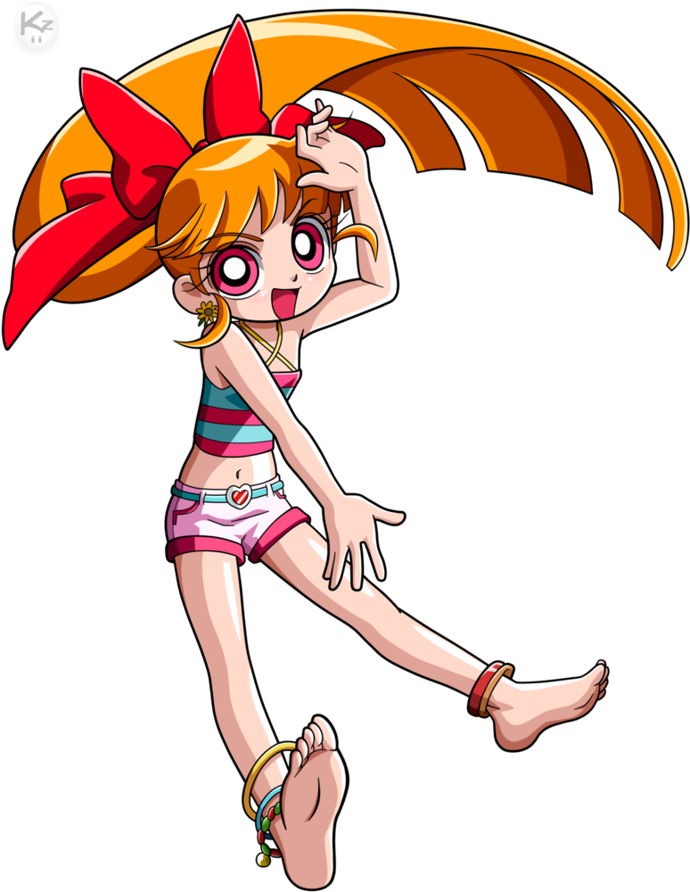 Powerpuff Girls Z Bombon Momoko Akatsutsumi By Krizeii-d6t7zqk - Powerpuff Girls Z Blossom, HD Png Download PNG with transparent background