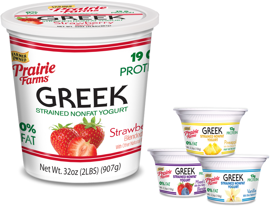 Prairie Farms Greek Yogurt Strawberry Variety