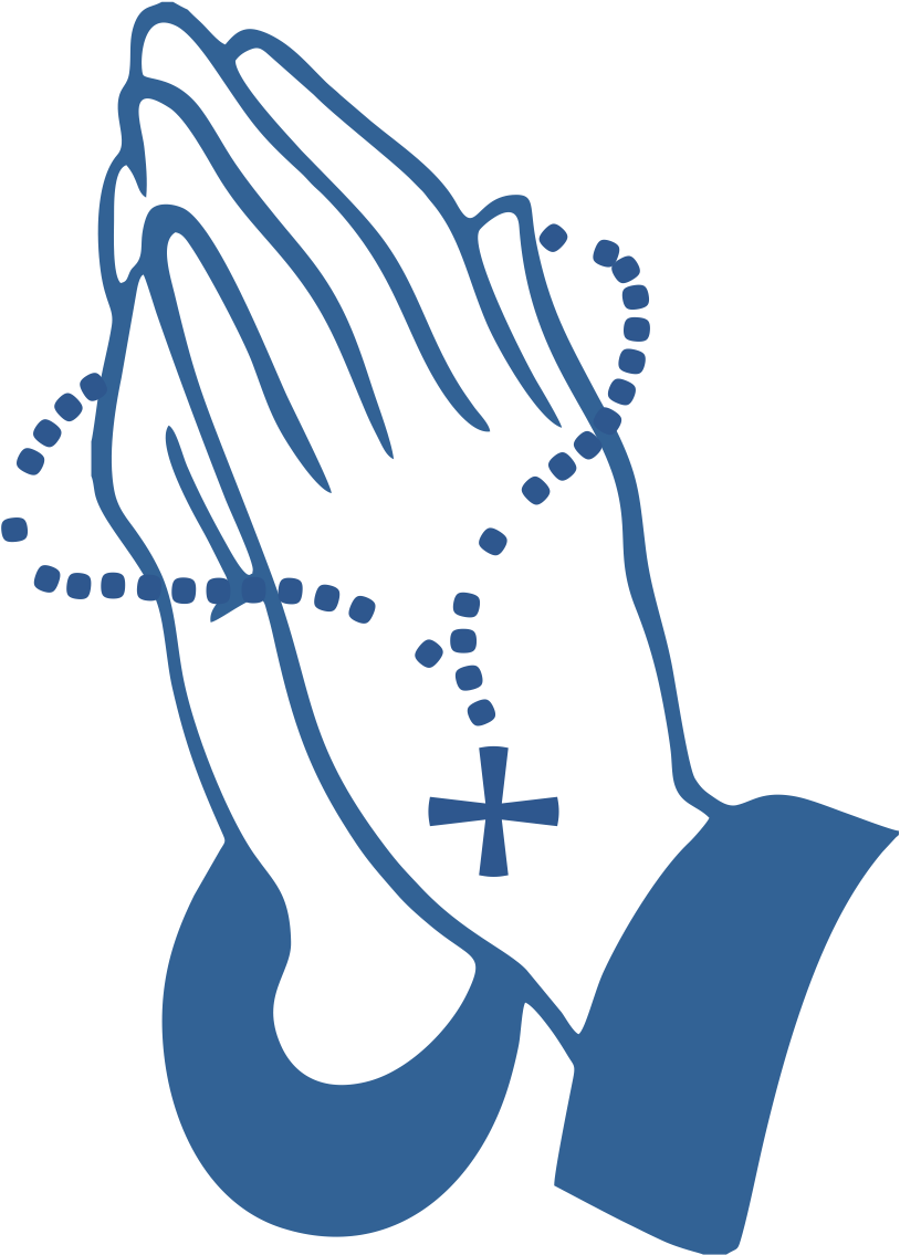 Praying Hand Vector Png Clipart , Png Download - Praying Hands Clipart, Transparent Png PNG with transparent background