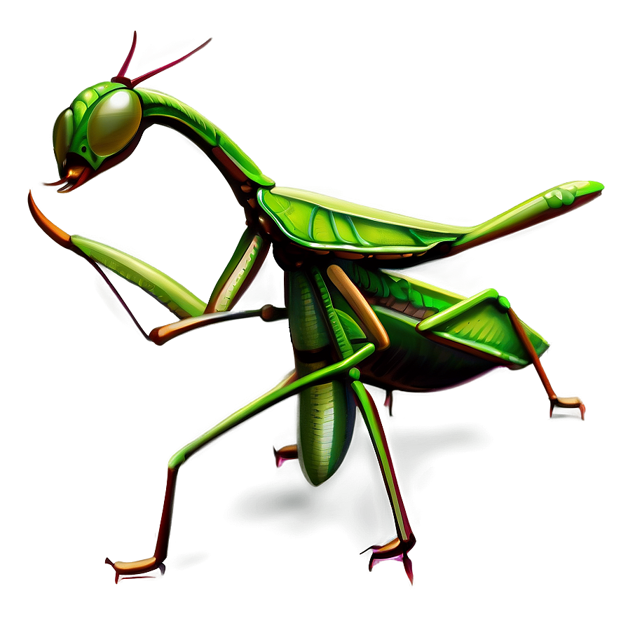 Praying Mantis Art Png Hlh60