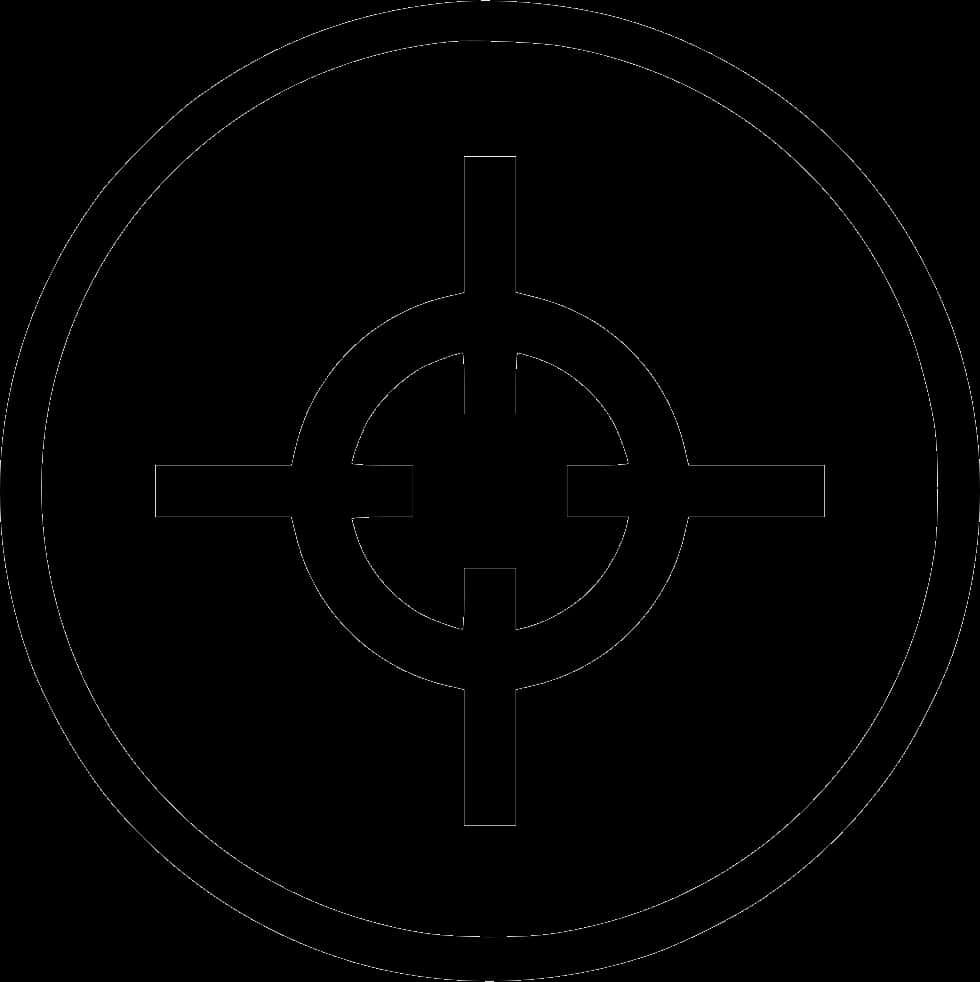 Precision Aiming Crosshair Graphic