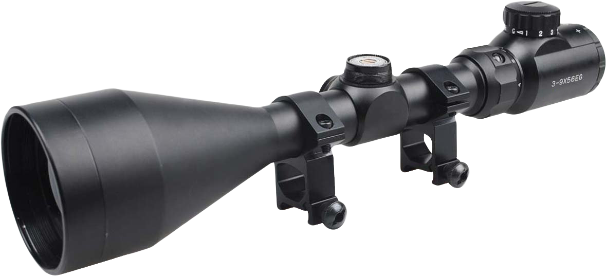 Pngpix - Large Air Rifle Scope, Transparent Png PNG image with a transparent background, free high-resolution download