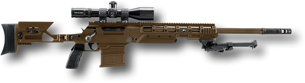 Precision Sniper Rifle Isolated