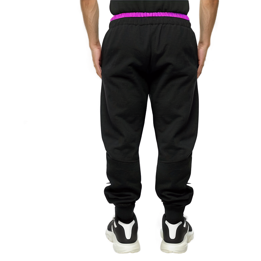 Premium Black Sweatpants Png 06132024