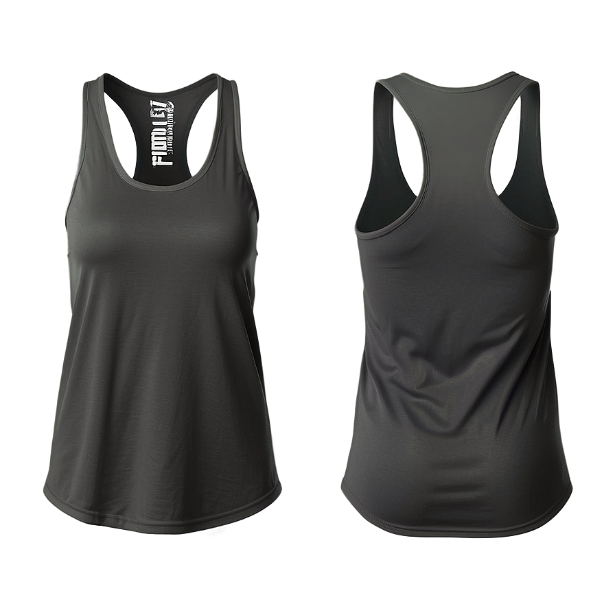 Premium Quality Black Tank Top Png 6