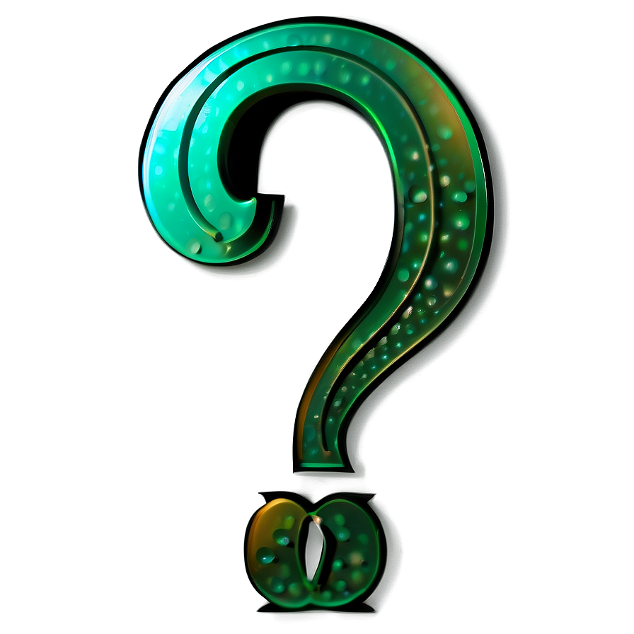 Premium Riddler Question Mark Png Mkq9