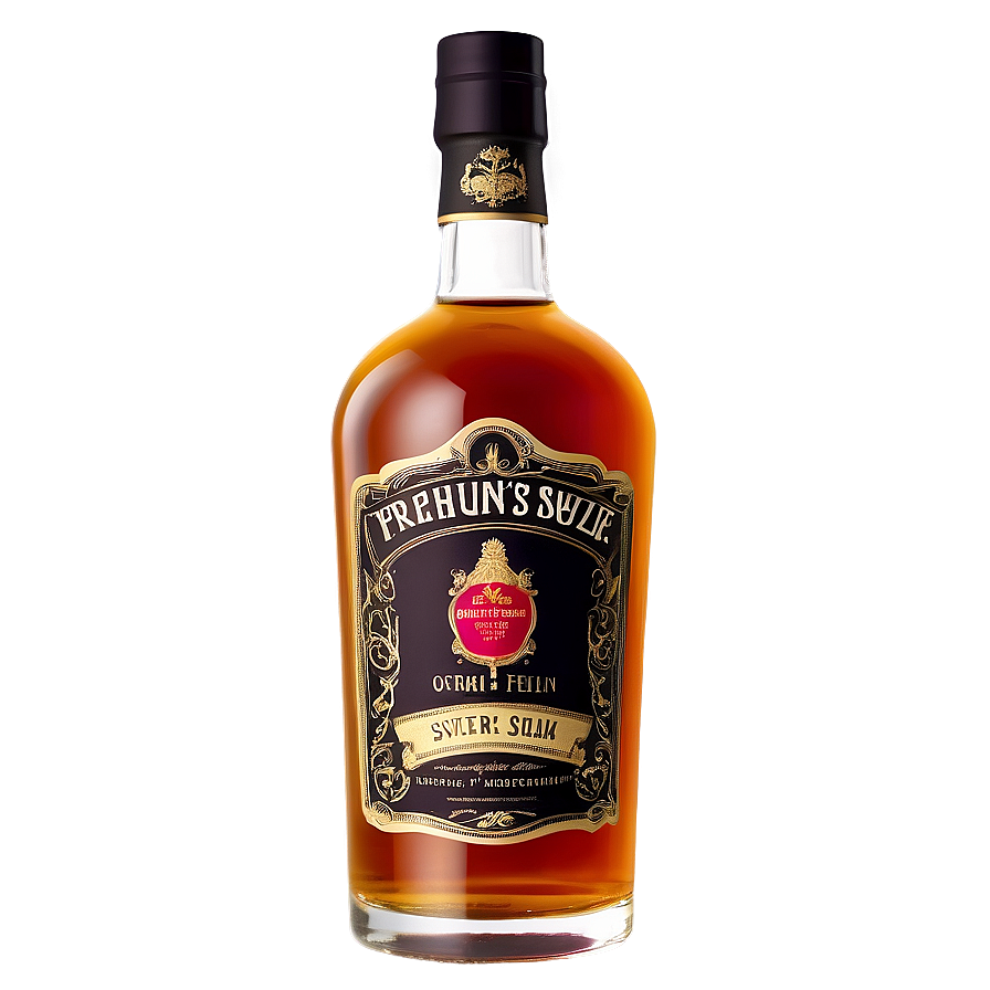 Premium Rum Bottle Png Clj82