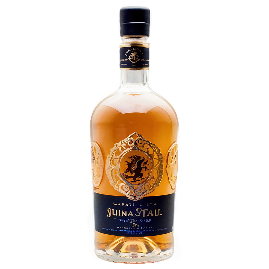 Premium Rum Bottle Png Ikl13