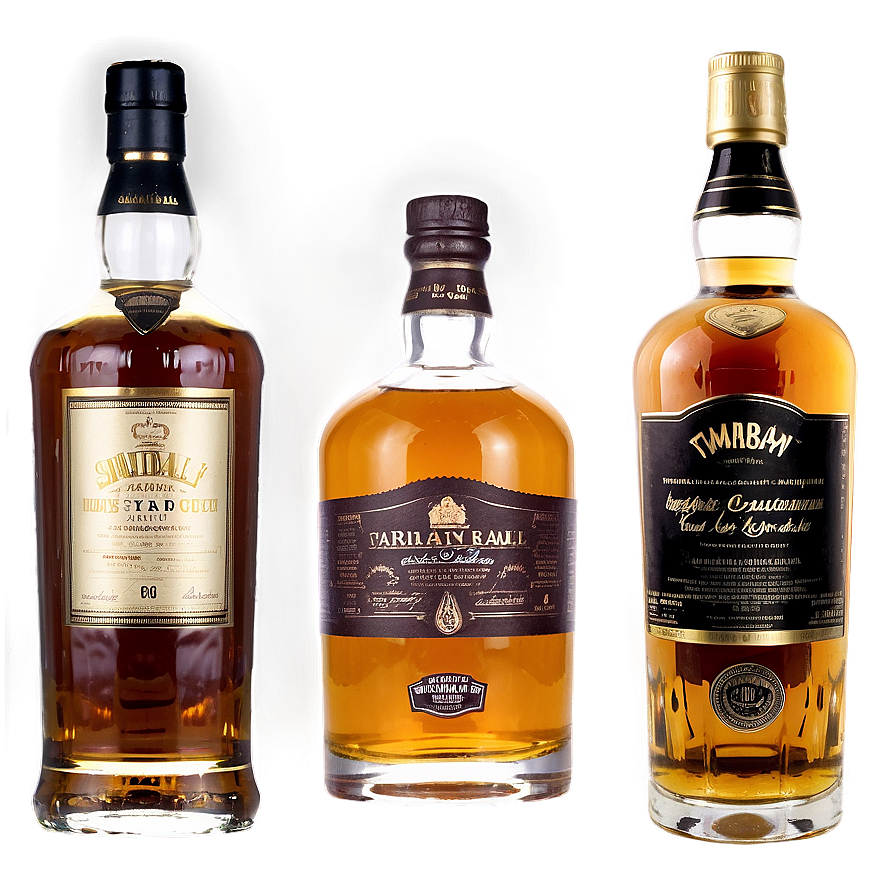 Premium Whisky Collection Png 21