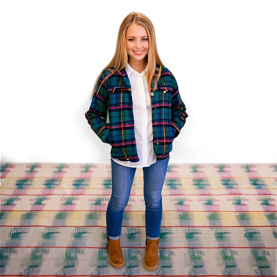 Preppy School Plaid PNG wop77 PNG with transparent background