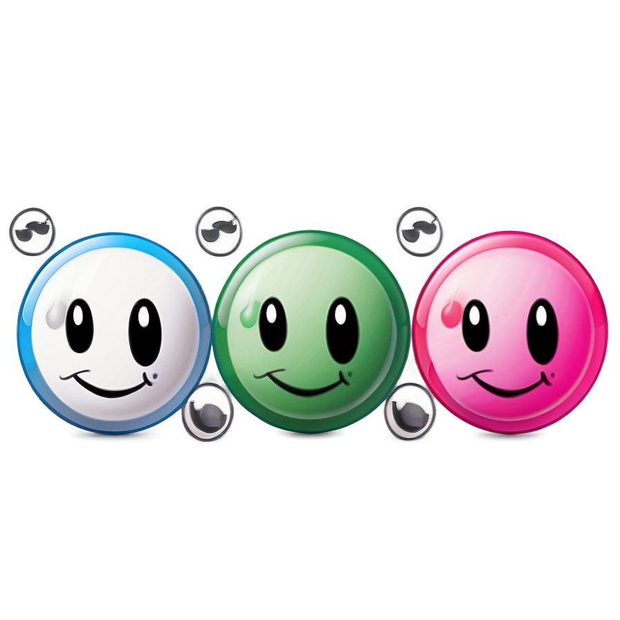 Preppy Smiley Face Emoji Png 06202024