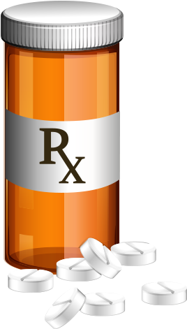 Prescription Medicine Bottleand Pills