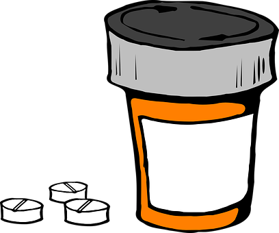 Pill Bottle Medicine Prescription Medical - Drug Clipart PNG with transparent background