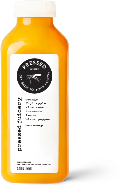 Pressed Orange Juice Bottle