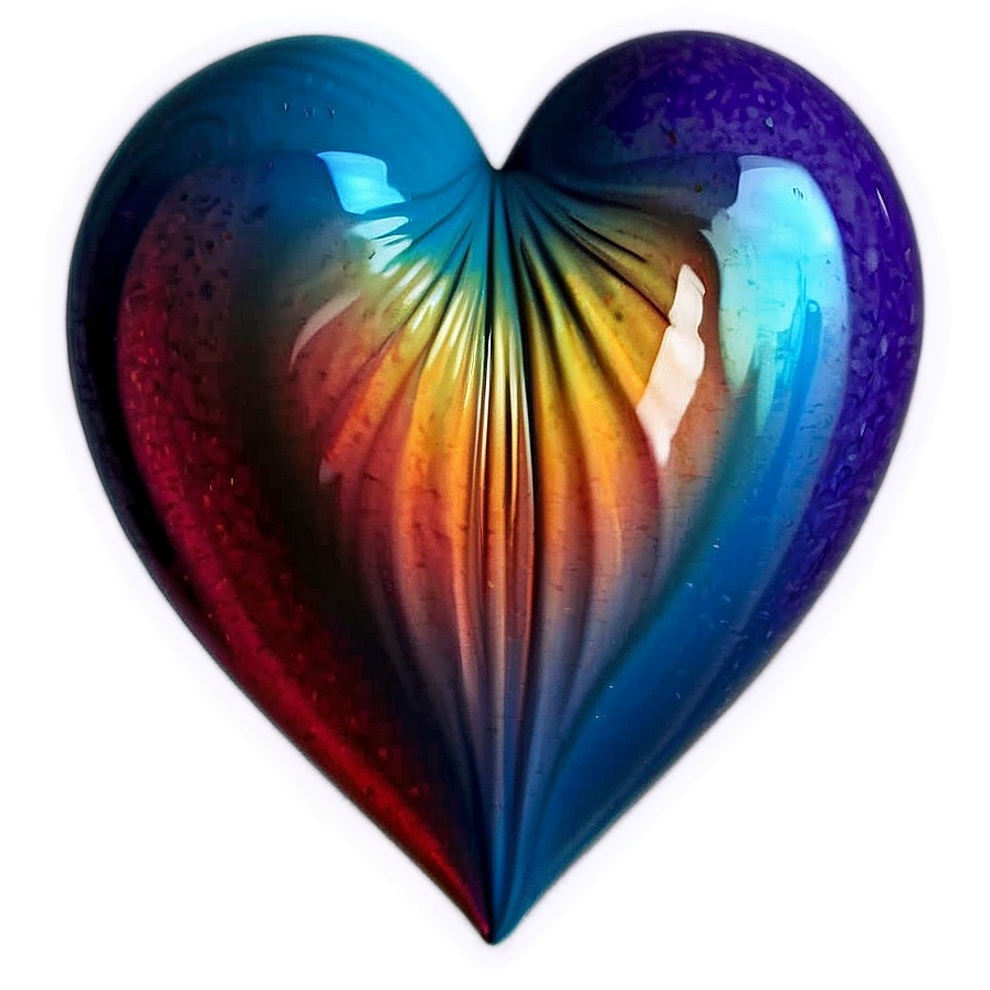 Pretty Heart Artwork PNG 64 PNG with transparent background