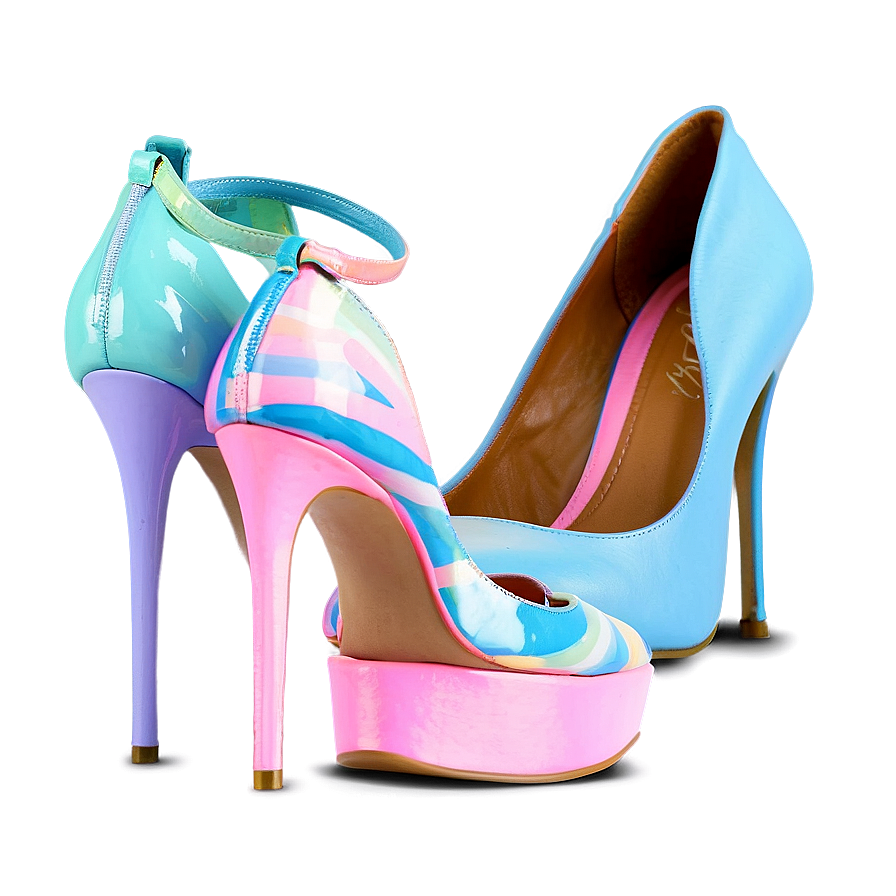 Pretty Pastel Heels PNG 68 PNG with transparent background