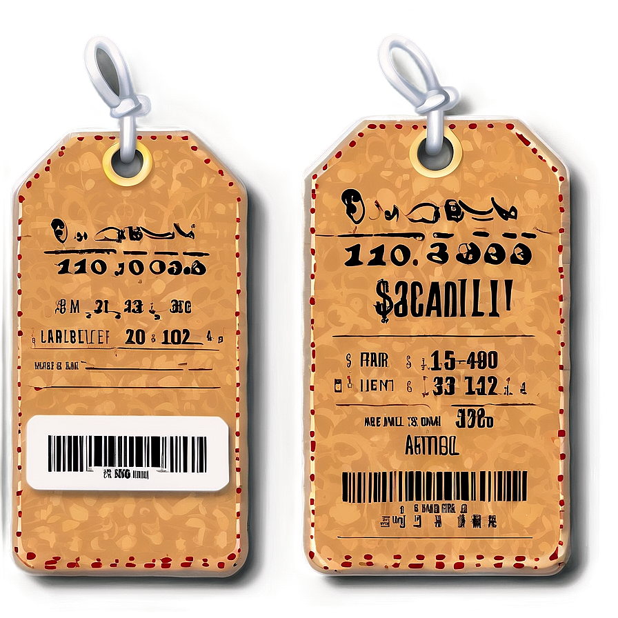 Price Tag For Handmade Goods Png Aqy