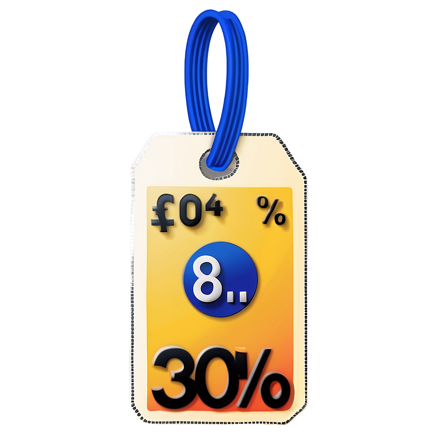 Price Tag With Percentage Png Mrr