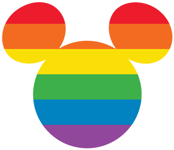 Pride Mickey Mouse Icon