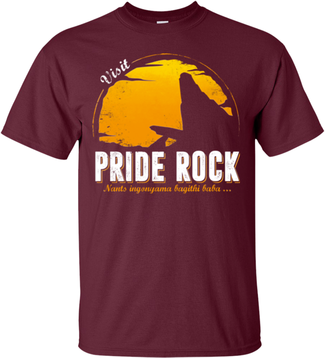 Pride Rock Themed T Shirt Design