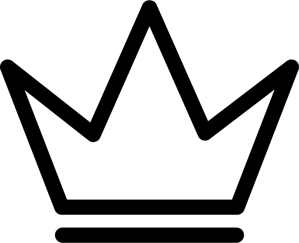 Royal Crown Outline For A Prince - Crown Outline Png, Transparent Png PNG with transparent background