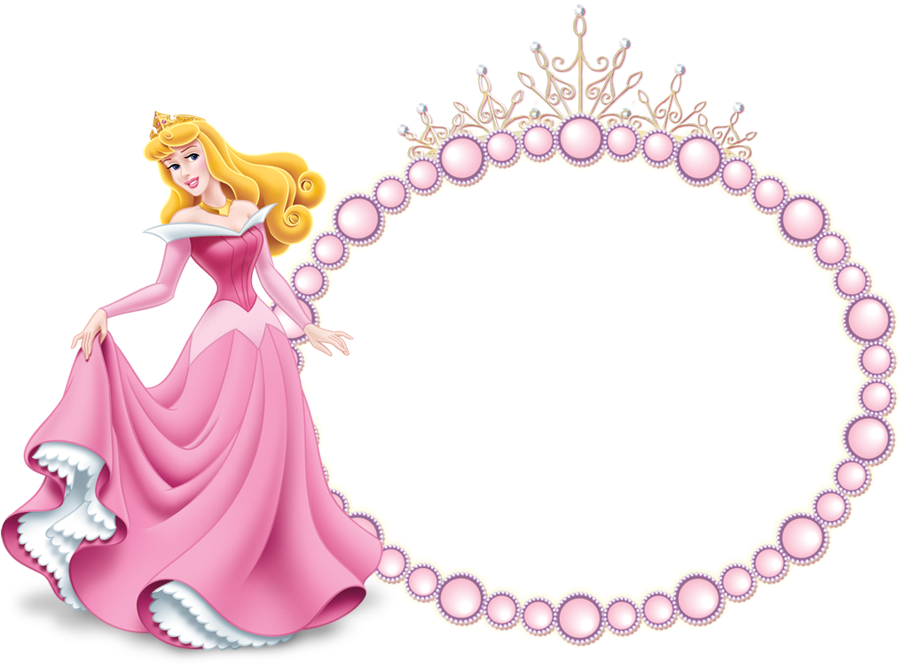 Princess Aurora Pink Dress Frame