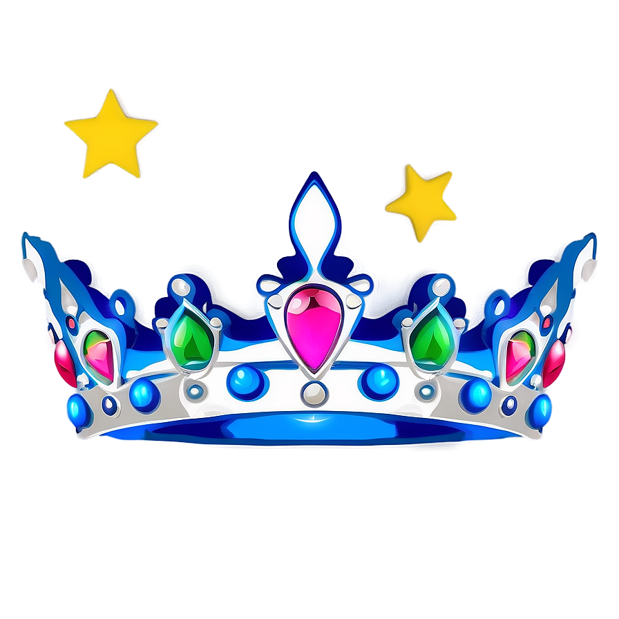 Princess Crown With Stars Png 05252024