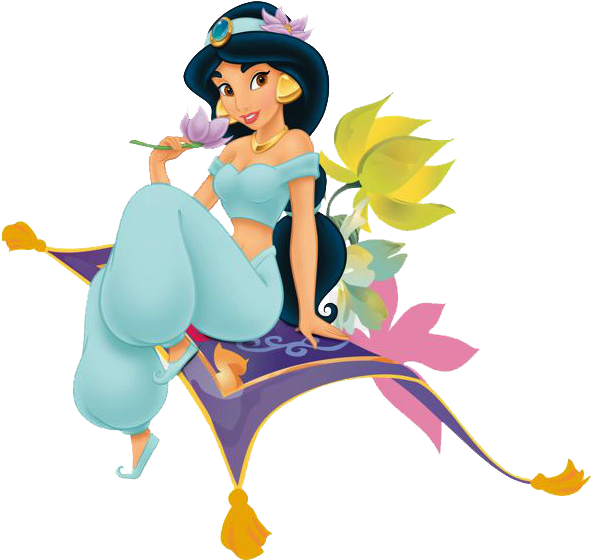 Princess Jasmine On Magic Carpet