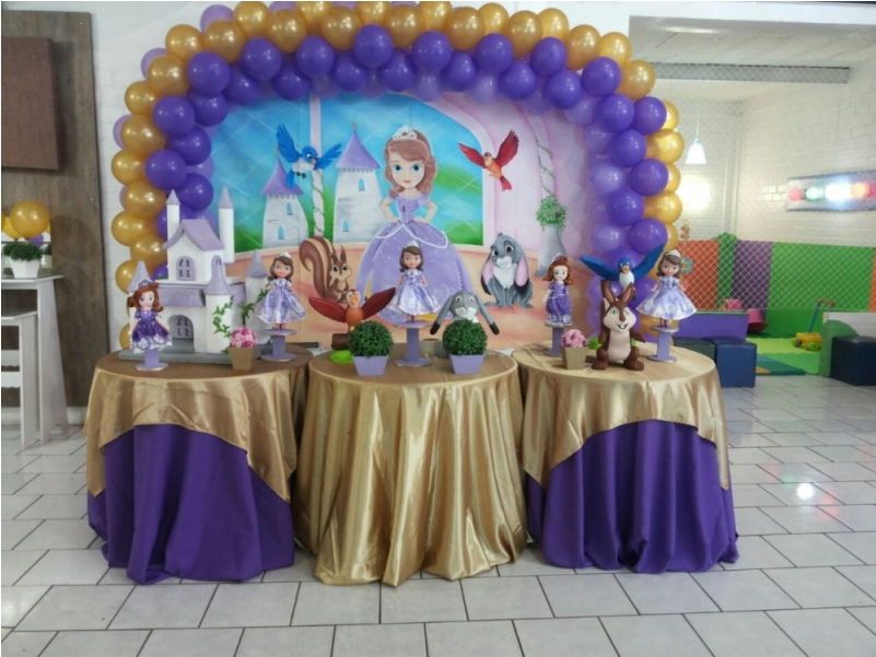 Princess Sofia Theme Party Decoration