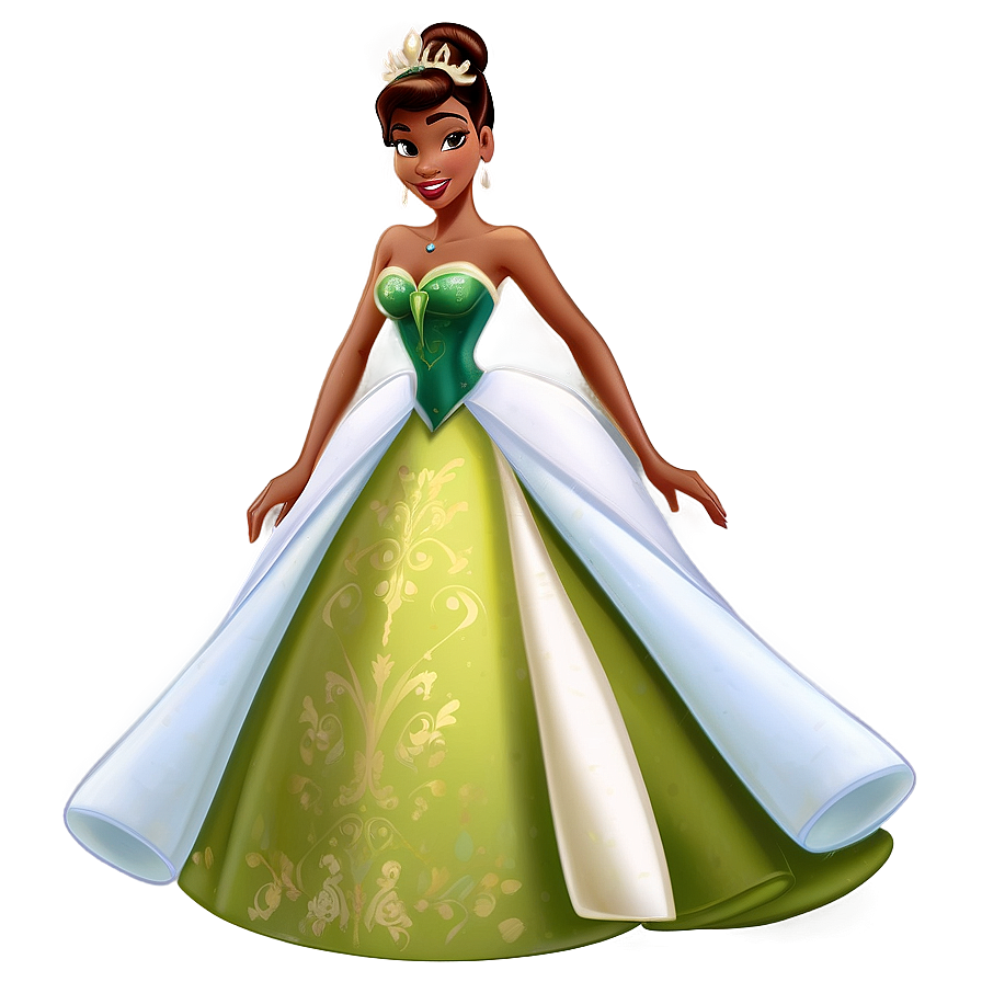 Princess Tiana Elegant Png Uie