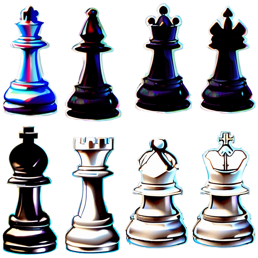 Printable Chess Pieces Template Png 80