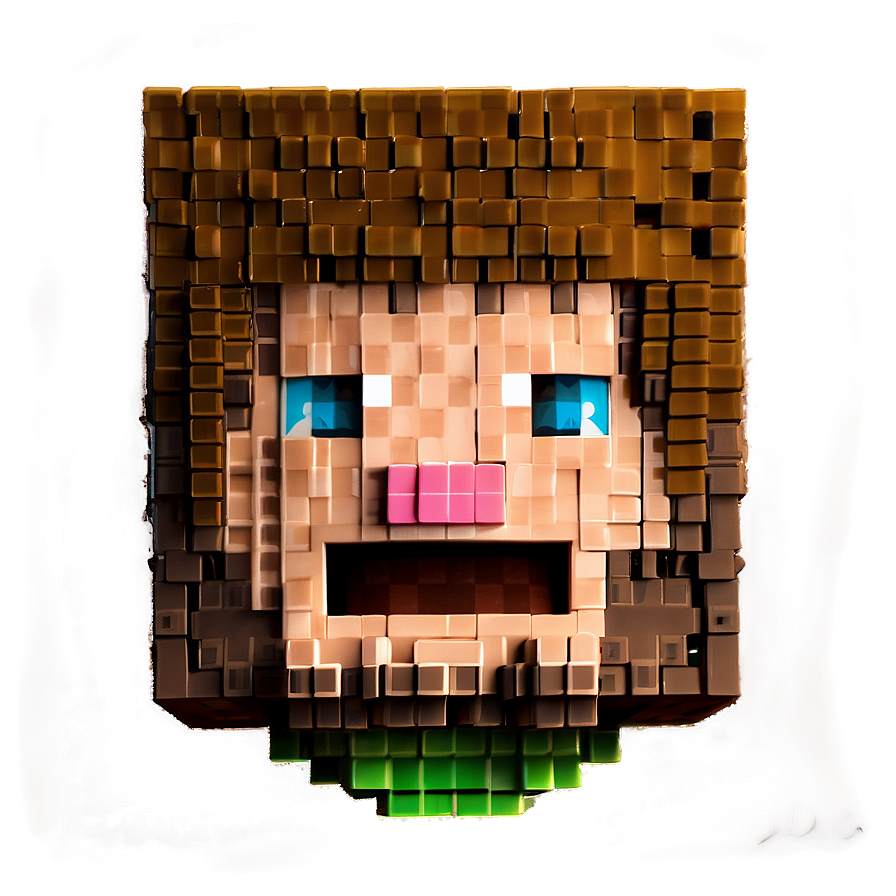 Printable Minecraft Steve Head Png Ykj26