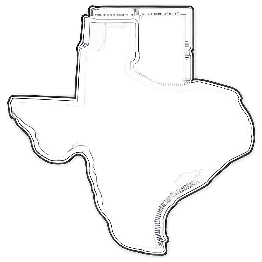 Printable Texas Outline PNG 05252024 PNG image with a transparent background, free high-resolution download