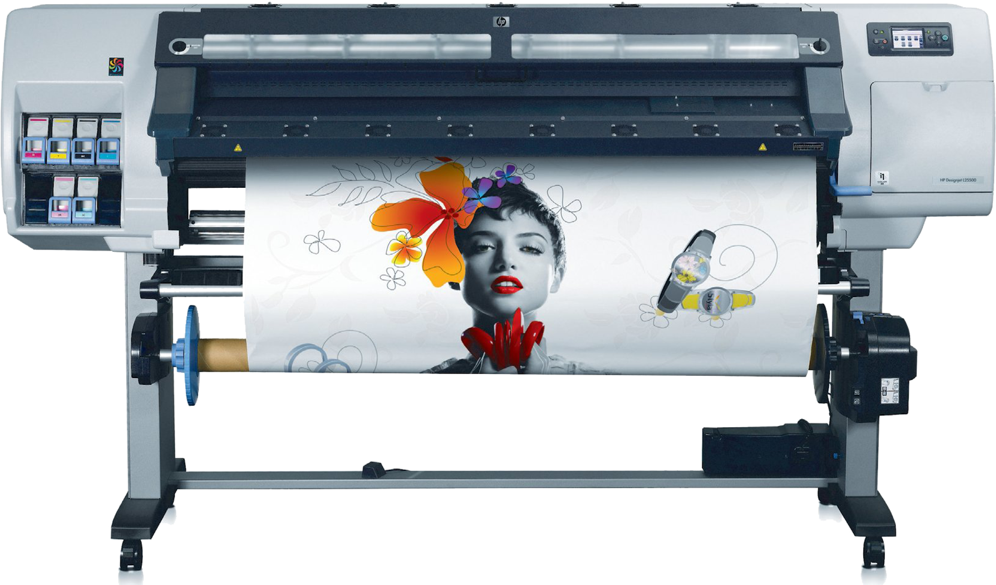 Printer Deskjet Hp Hewlett Packard Wide Format Printing - Hp L25500 Latex Printer, HD Png Download PNG with transparent background