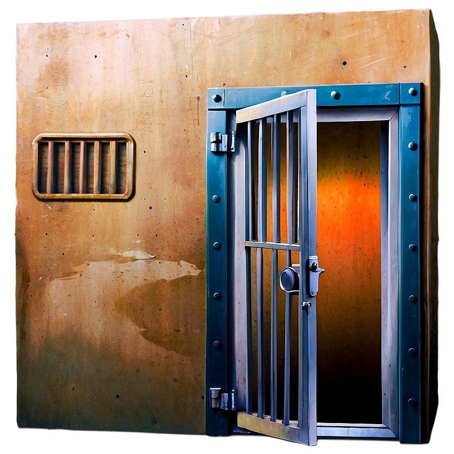 Prison Cell Door Open Png 06202024