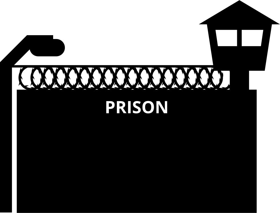 Prison Silhouette Graphic